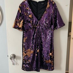 Bardot sequin dress